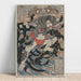 Riproduzione del dipinto Rori Hakuchō Chōjun (della serie I 108 eroi del romanzo Shui Hu Zhuan) - Utagawa Kuniyoshi