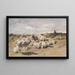 Un pastore che si riposa con il suo gregge - Rosa Bonheur — quadro incorniciato alla parete