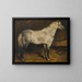 Un cavallo grigio pezzato - Rosa Bonheur — quadro incorniciato alla parete