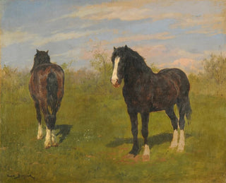 Cavalli al pascolo - Rosa Bonheur — vista dell’opera
