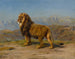 Leone in un paesaggio montano - Rosa Bonheur — vista dell’opera