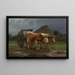 Bœufs tirant une charrette - Rosa Bonheur — quadro incorniciato alla parete