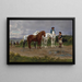 Mercato contadino dei Pirenei - Rosa Bonheur — quadro incorniciato alla parete