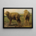 Pecore in un prato - Rosa Bonheur — quadro incorniciato alla parete