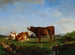 Tre mucche al pascolo - Rosa Bonheur — vista dell’opera