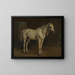 Cavallo bianco - Rosa Bonheur — quadro incorniciato alla parete