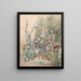 Nature morte di giardino con boccioli - Rosa Mayreder — quadro incorniciato alla parete
