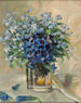 Fiori di Frühling in un vaso di vetro - Rosa Scherer — vista dell’opera