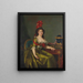 Ritratto di una dama - Rose-Adélaïde Ducreux — quadro incorniciato alla parete