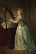 Autoportrait avec une harpe - Rose-Adélaïde Ducreux — vista dell’opera