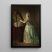 Autoportrait avec une harpe - Rose-Adélaïde Ducreux — quadro incorniciato alla parete