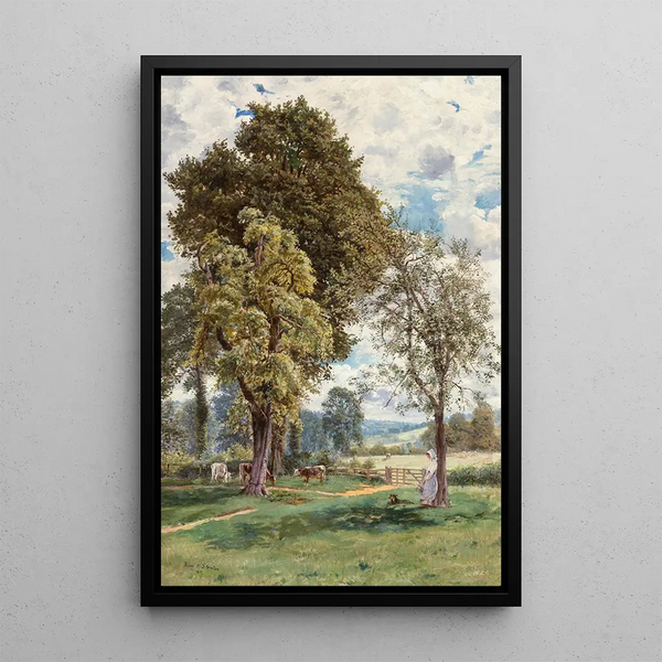 Contemplazione - Rose Emily Stanton — quadro incorniciato alla parete