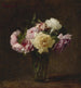 Riproduzione del dipinto Rose in un vaso - Henri Fantin-Latour