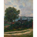 Riproduzione del dipinto Rouen, l'église Saint-Ouen - Paul Gauguin