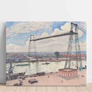 Rouen, le pont transbordeur par Albert Marquet