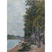 Riproduzione del dipinto Route lungo la Senna a Saint-Mammès - Alfred Sisley