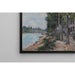 Riproduzione del dipinto Route lungo la Senna a Saint-Mammès - Alfred Sisley