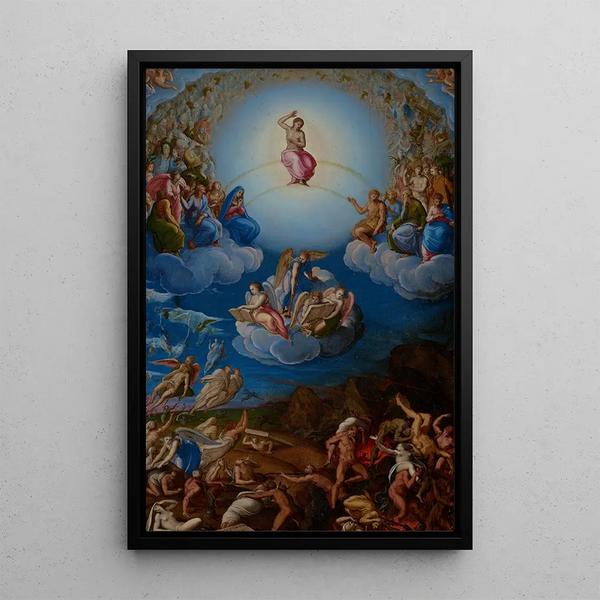 Le Jugement dernier - Roviale Spagnolo — quadro incorniciato alla parete