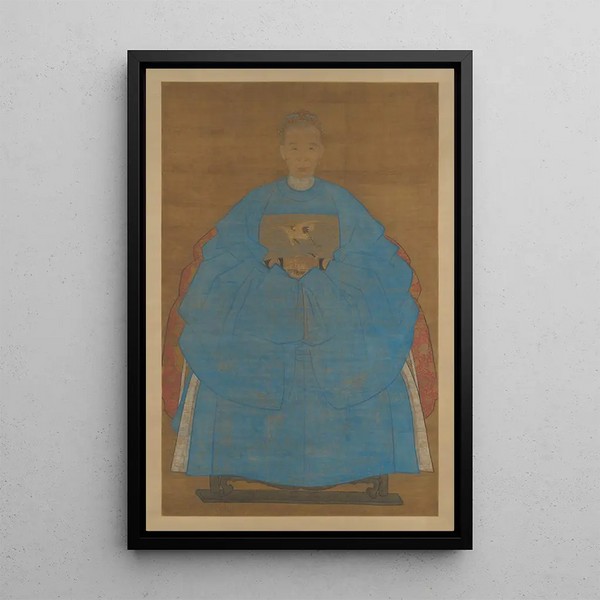 Portrait de l'épouse de Yizhai - Ruan Zude — quadro incorniciato alla parete
