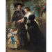 Riproduzione del dipinto Rubens, sua moglie Helena Fourment e il loro figlio Frans - Peter Paul Rubens