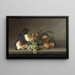 Nature morte con anguria - Rubens Peale — quadro incorniciato alla parete