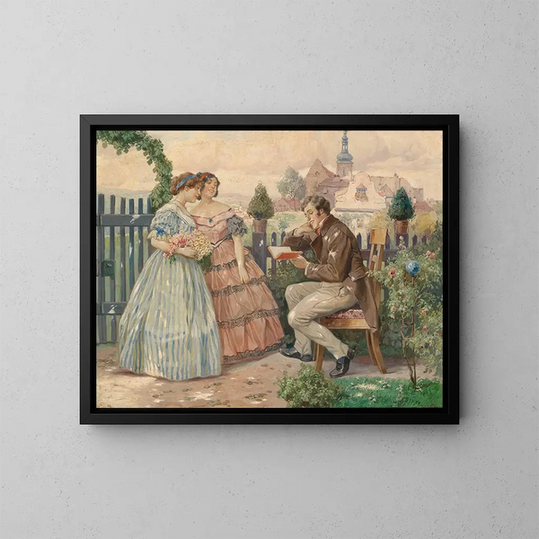 Il Lettore - Rudolf Alfred Höger — quadro incorniciato alla parete