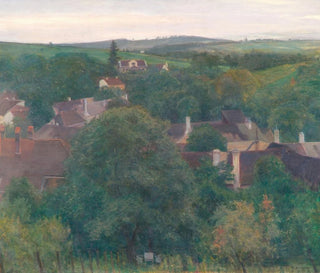 Rudolf Bacher - Abenddmmerung in OberSievering.webp