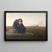 Campagna di Roma, tomba di Caecilia Metella - Rudolf Bacher — quadro incorniciato alla parete