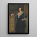 Portrait d'une femme debout - Rudolf Bacher — quadro incorniciato alla parete