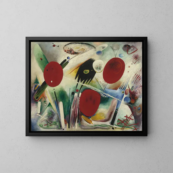 Symphonie - Rudolf Bauer — quadro incorniciato alla parete