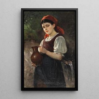 Rudolf Epp - Junges Mdchen mit einem Tonkrug.webp