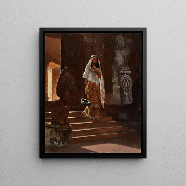 Un derviche - Rudolf Ernst — quadro incorniciato alla parete