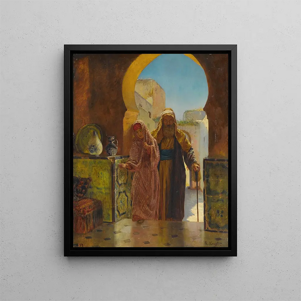Un coup de main - Rudolf Ernst — quadro incorniciato alla parete