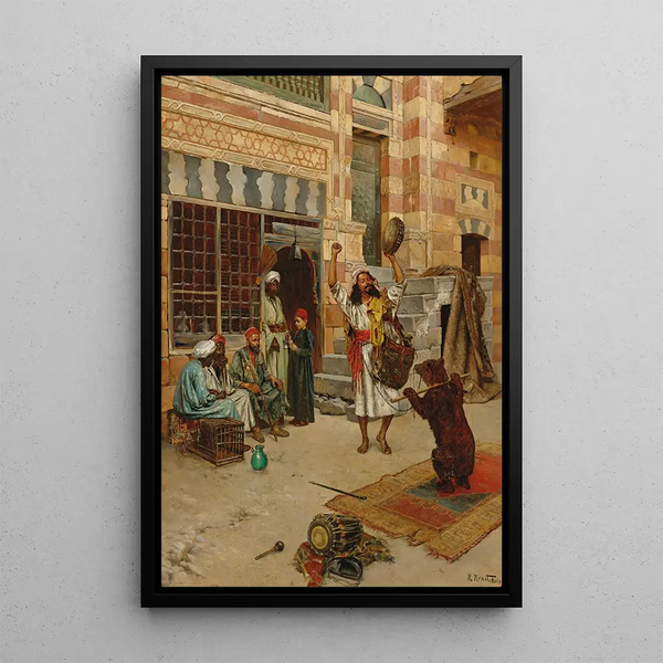Un spettacolo pomeridiano - Rudolf Ernst — quadro incorniciato alla parete