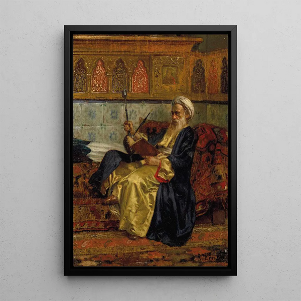 Un érudit arabe - Rudolf Ernst — quadro incorniciato alla parete