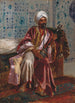 Arabe fumant une narguilé - Rudolf Ernst — vista dell’opera