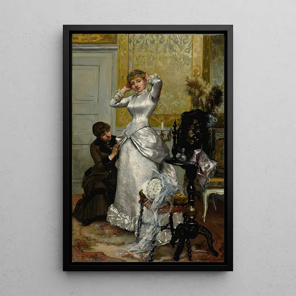 Habillage de la mariée - Rudolf Ernst — quadro incorniciato alla parete