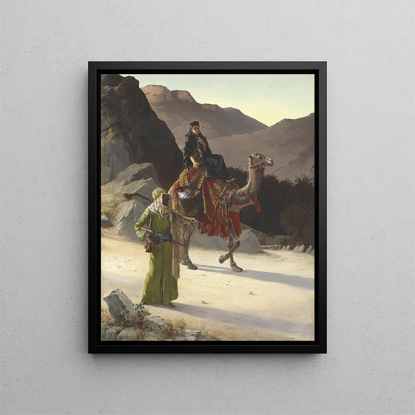 L'escort - Rudolf Ernst — quadro incorniciato alla parete