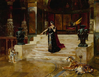 Rudolf Ernst - Salom and the tigers.webp