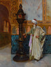 Mantenere la lampada - Rudolf Ernst — vista dell’opera