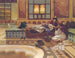 La manucure - Rudolf Ernst — vista dell’opera