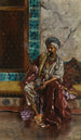Le Fumeur de narguilé - Rudolf Ernst — vista dell’opera