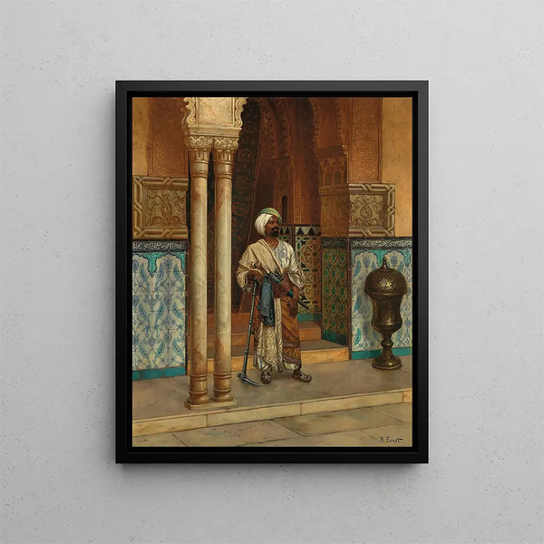 La garde du palais - Rudolf Ernst — quadro incorniciato alla parete