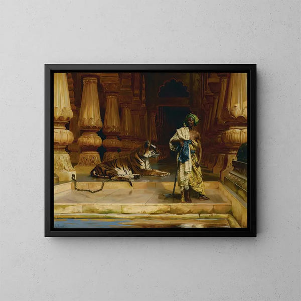 Le guardie del palazzo - Rudolf Ernst — quadro incorniciato alla parete