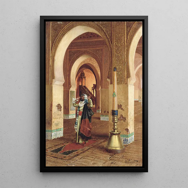 La Prière - Rudolf Ernst — quadro incorniciato alla parete