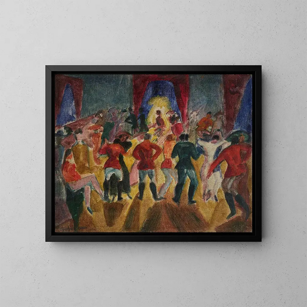 Bal des hussards - Rudolf Grossmann — quadro incorniciato alla parete