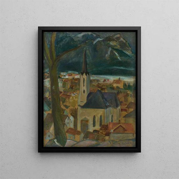 Partenkirchen - Rudolf Grossmann — quadro incorniciato alla parete