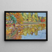 Stagno d'autunno - Rudolf Junk — quadro incorniciato alla parete