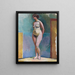 Nu Femminile in piedi nello studio - Rudolf Levy — quadro incorniciato alla parete