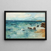 Paesaggio costiero - Rudolf Löw — quadro incorniciato alla parete